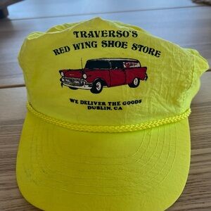 Red wing boots vintage hat